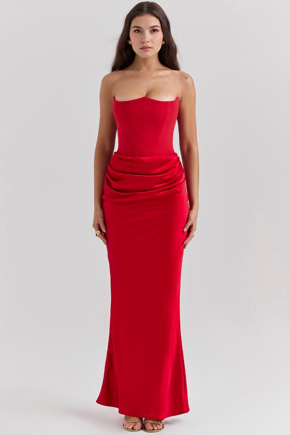SERENE - Robe en satin
