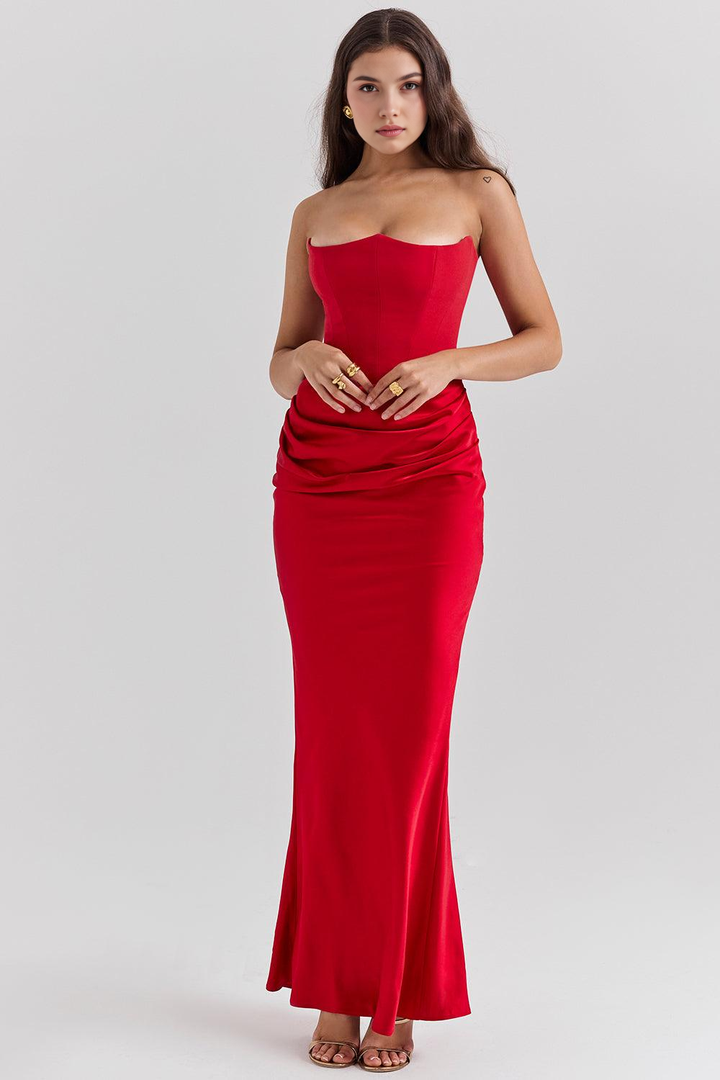 SERENE - Robe en satin