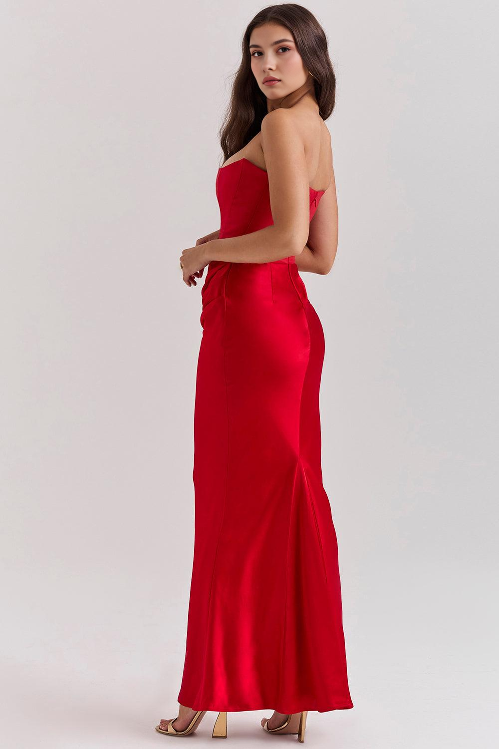 SERENE - Robe en satin