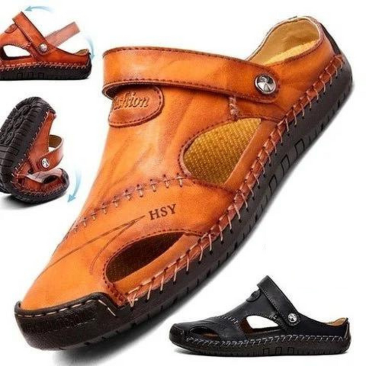 Anke™ | Sandales en cuir orthopédique