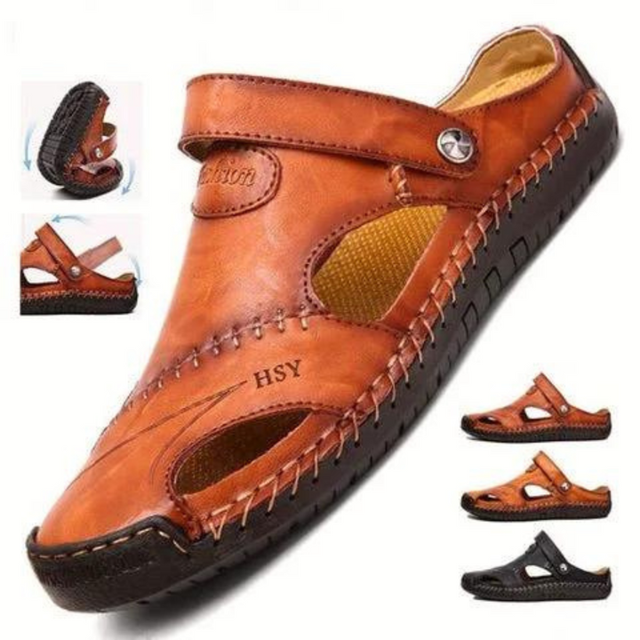Anke™ | Sandales en cuir orthopédique