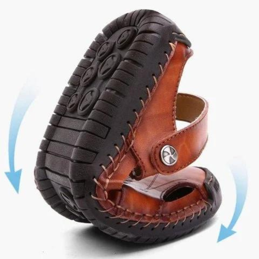 Anke™ | Sandales en cuir orthopédique