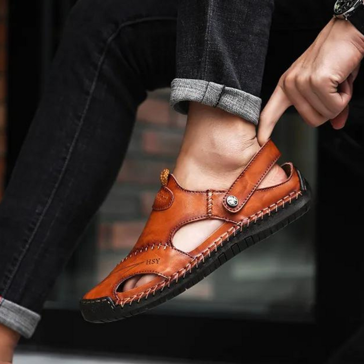 Anke™ | Sandales en cuir orthopédique