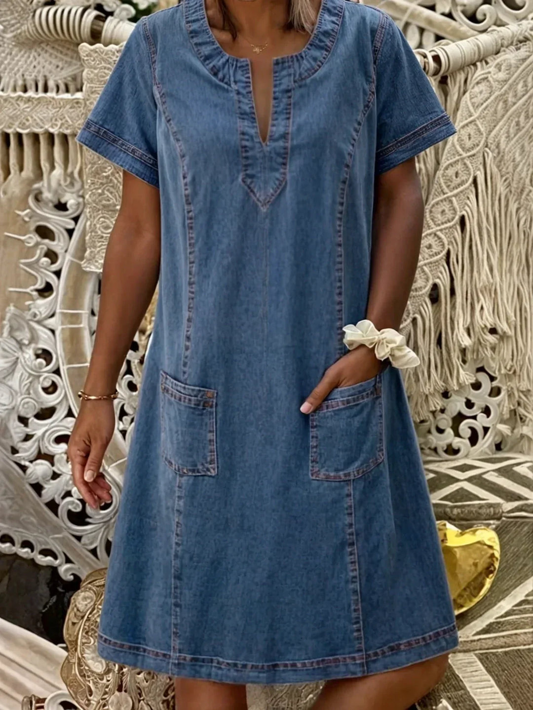 Sofia® | Robe en Denim Douce