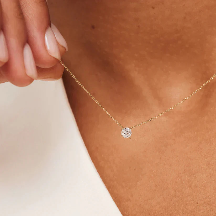 Collier Cléa Moissanit Sten