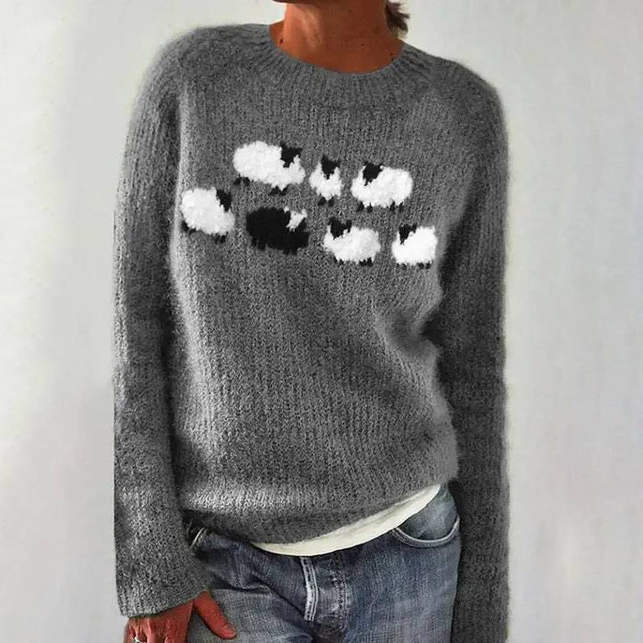 Lilou - Pull en laine de mouton douillet