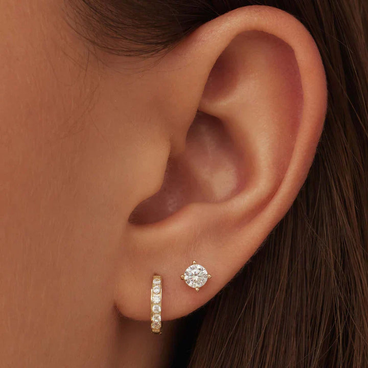 Ensemble de boucles d'oreilles en pierre Dara Brillane