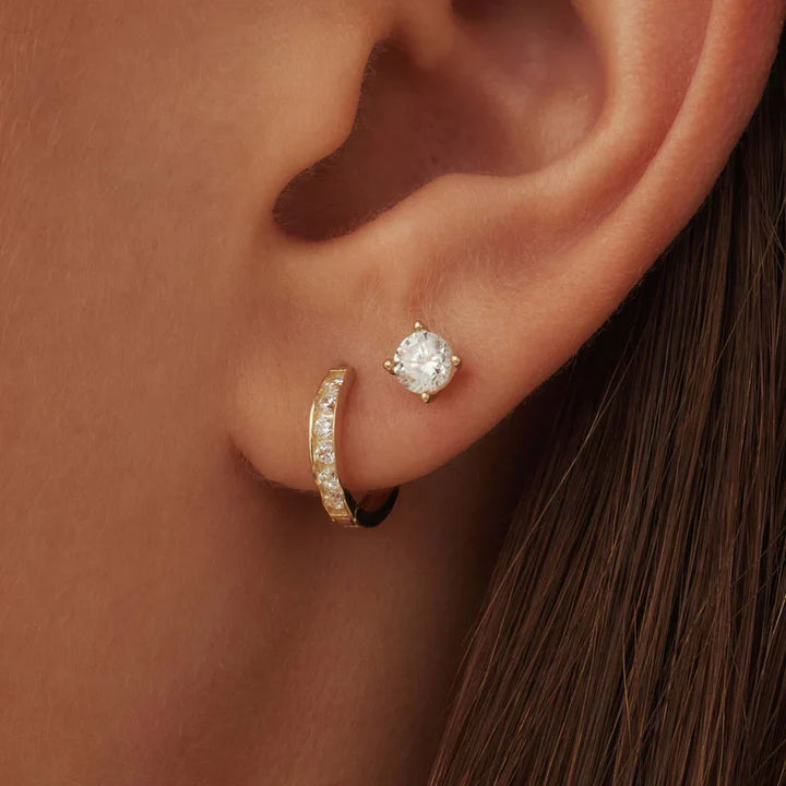Ensemble de boucles d'oreilles en pierre Dara Brillane