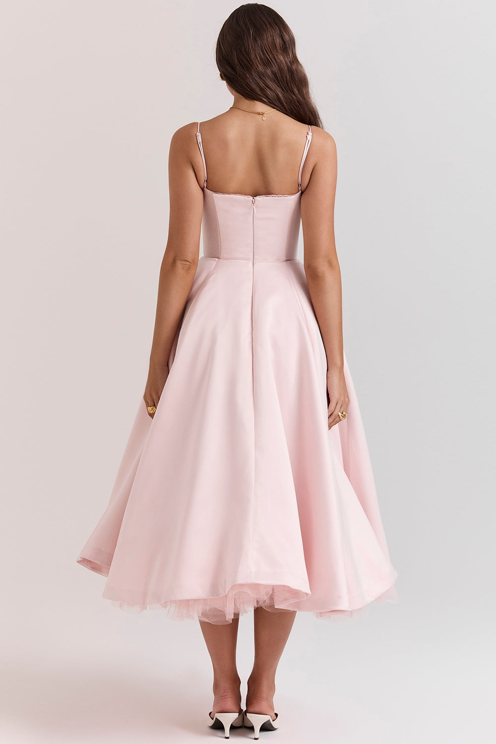 Celia™ | Elégante robe midi avec poches cachées