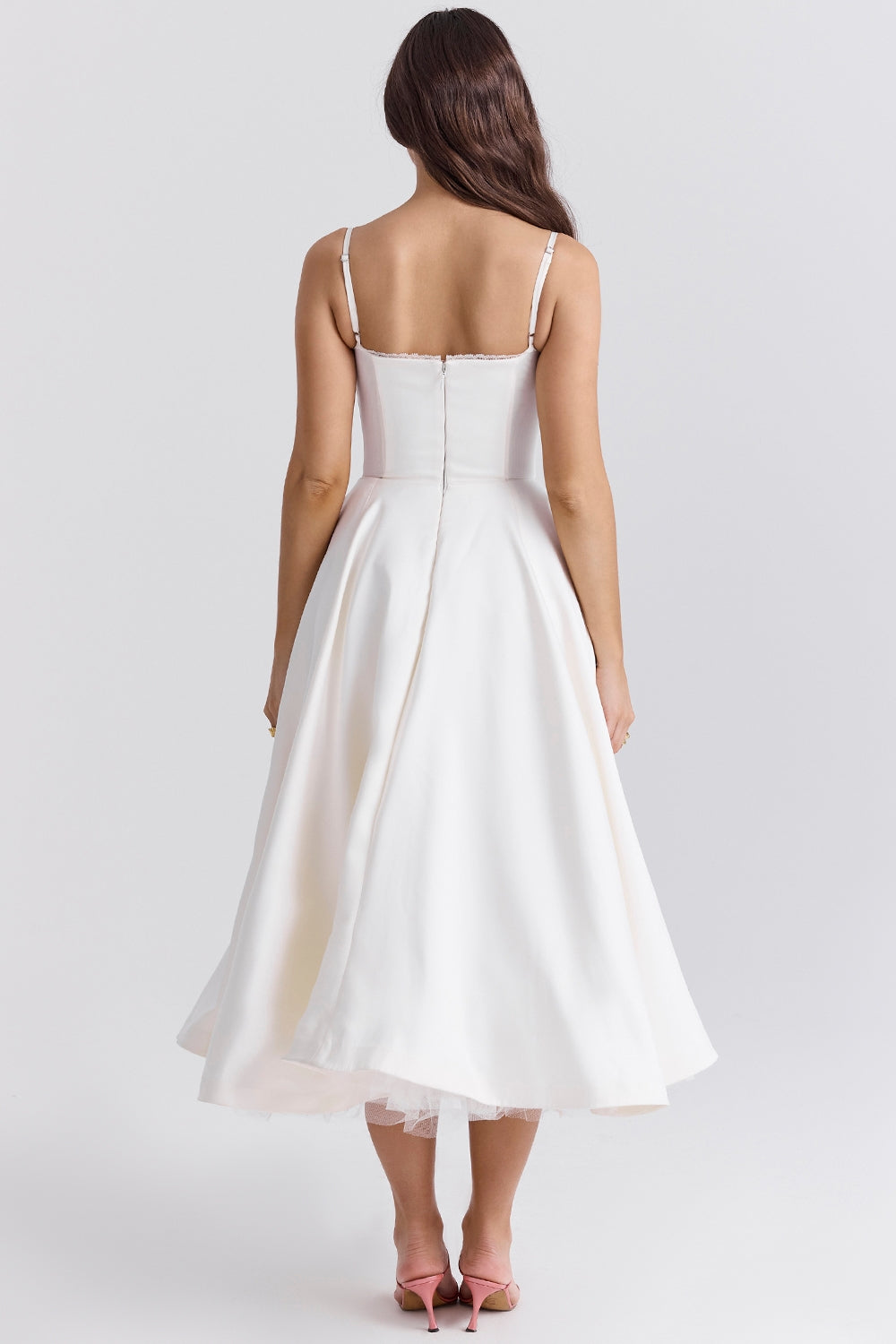 Celia™ | Elégante robe midi avec poches cachées