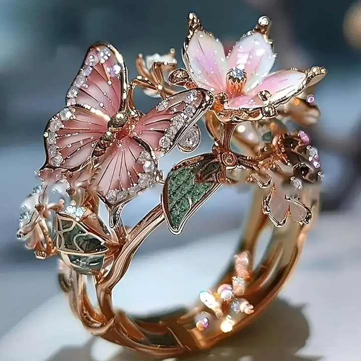 Bague en Zirconia Papillon Nature Bright