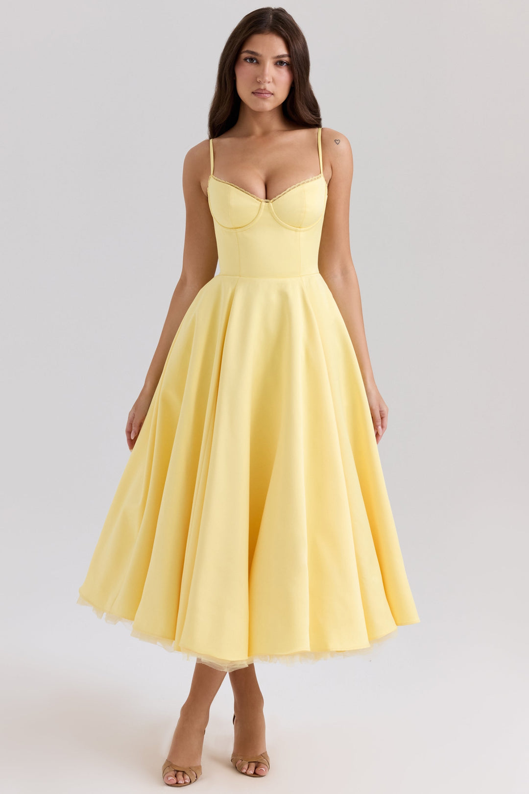 Celia™ | Elégante robe midi avec poches cachées