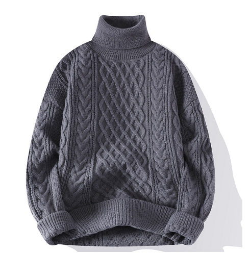 Lytheris™ | Pull à col roulé torsadé vintage