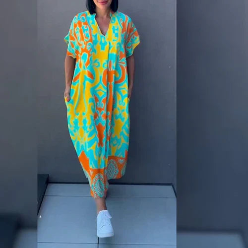 Zivra™ | Robe Fleurie Élégante pour un Look Romantique et Raffiné