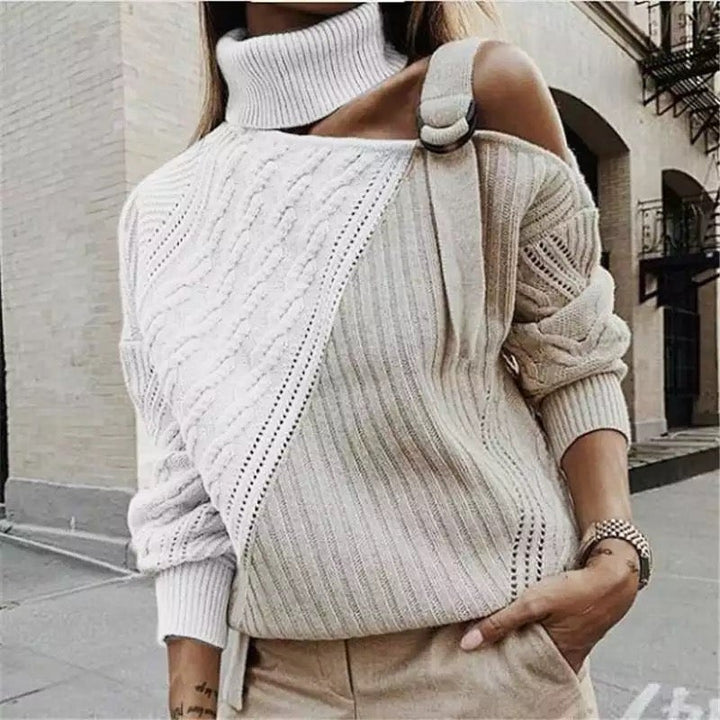 Cynoria™ |  Pull découpé à col roulé