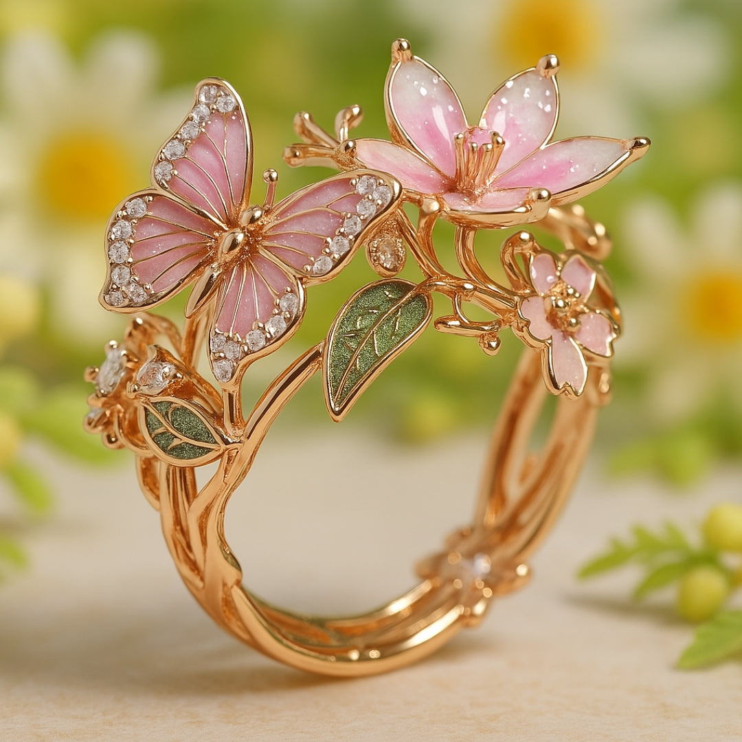 Bague en Zirconia Papillon Nature Bright