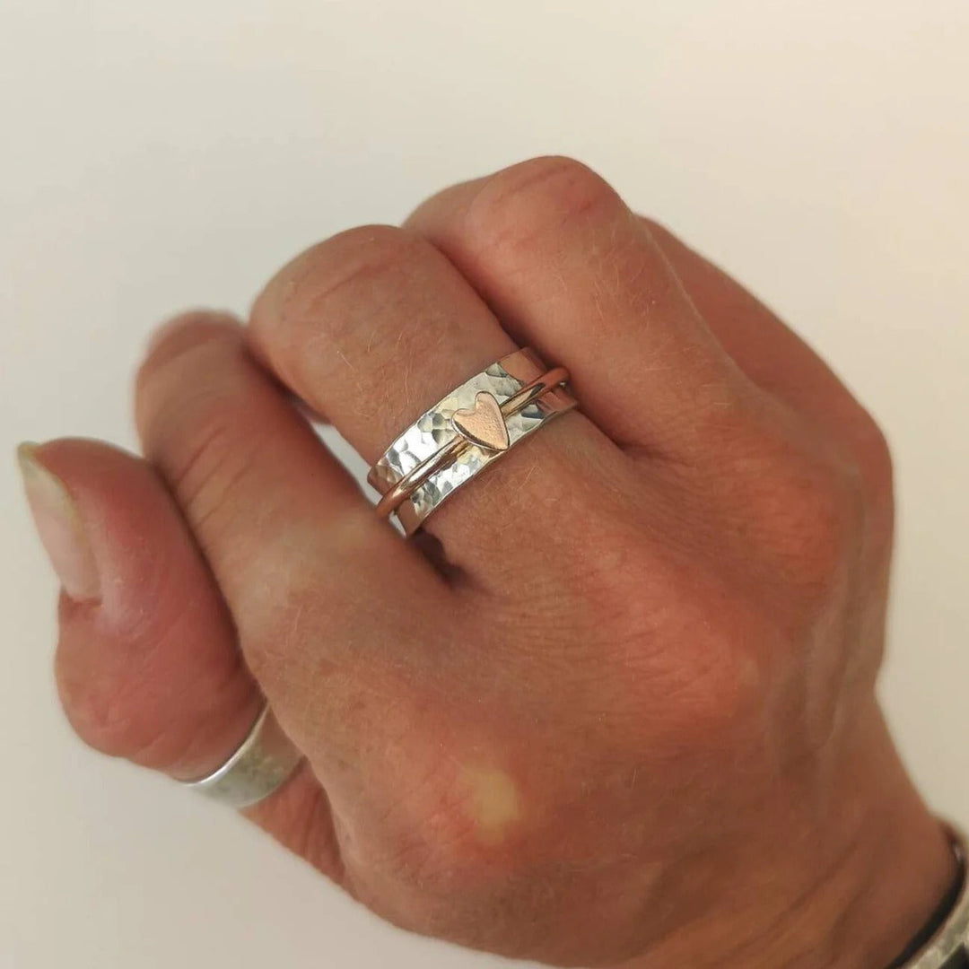 Amora™ | Bague Cœur Élégante avec Design Délicat