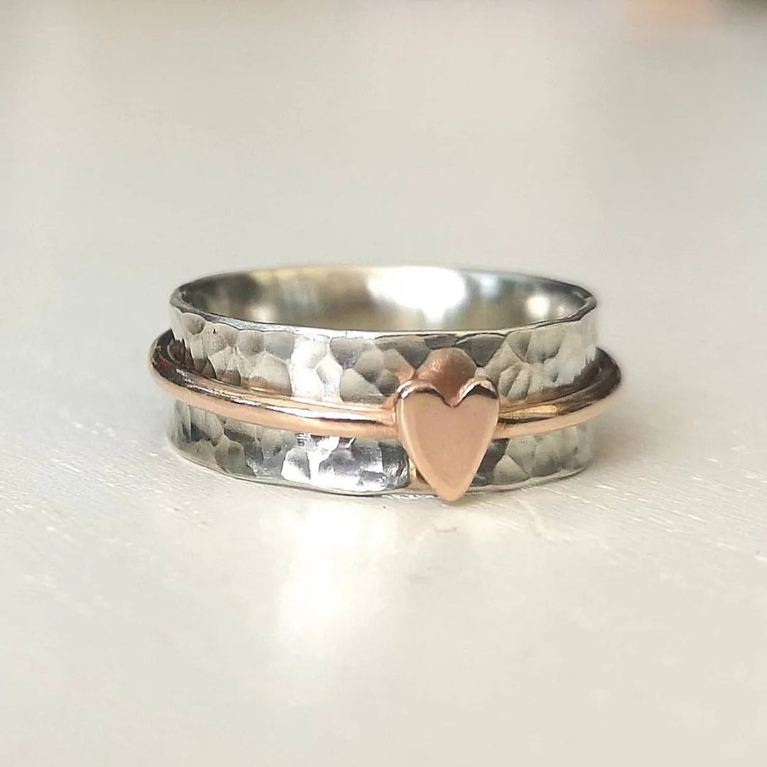 Amora™ | Bague Cœur Élégante avec Design Délicat