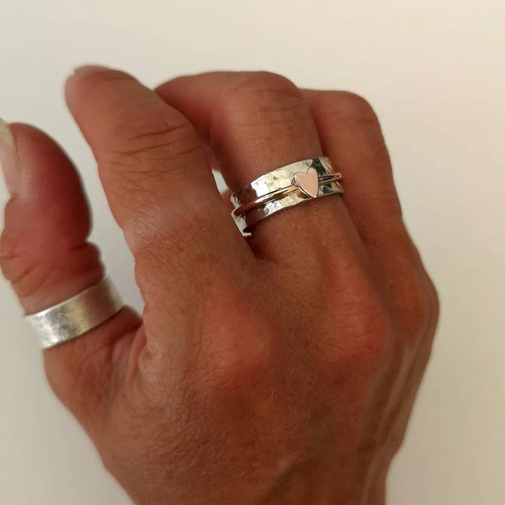 Amora™ | Bague Cœur Élégante avec Design Délicat