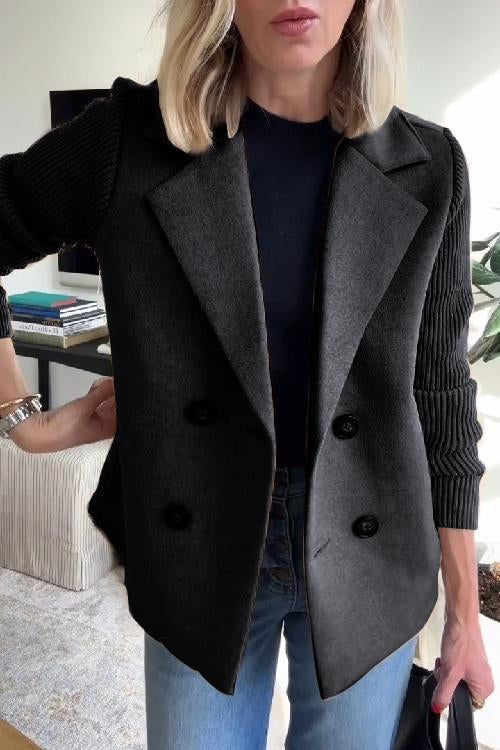 Elvora™ | Blazer Élégant avec Manches Contrastées