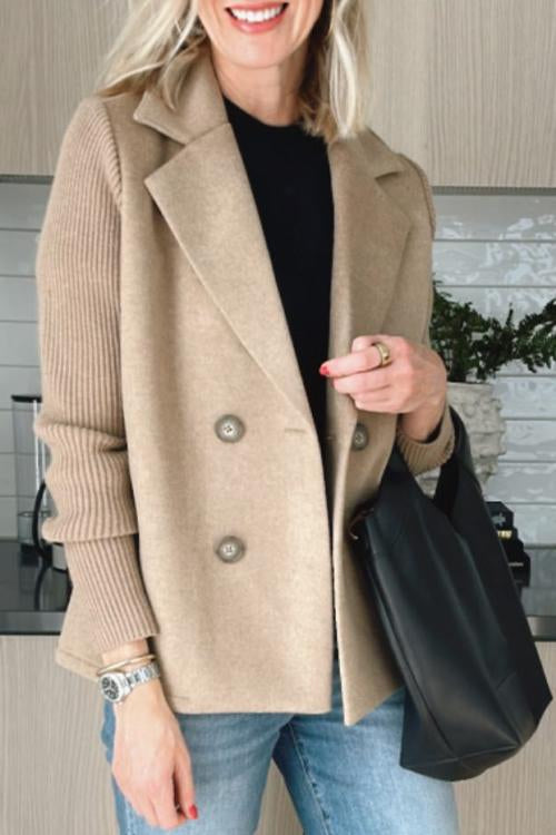 Elvora™ | Blazer Élégant avec Manches Contrastées