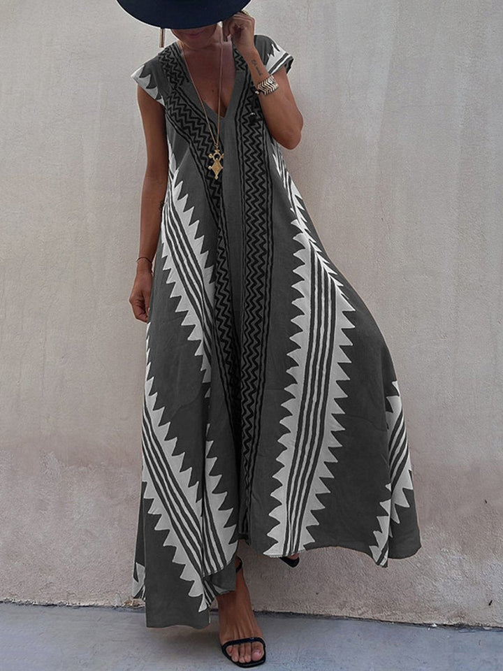 Boho™ | Robe sans manches avec décolleté en V