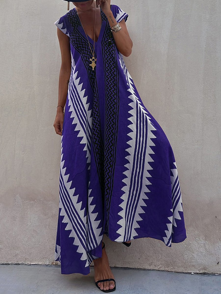 Boho™ | Robe sans manches avec décolleté en V