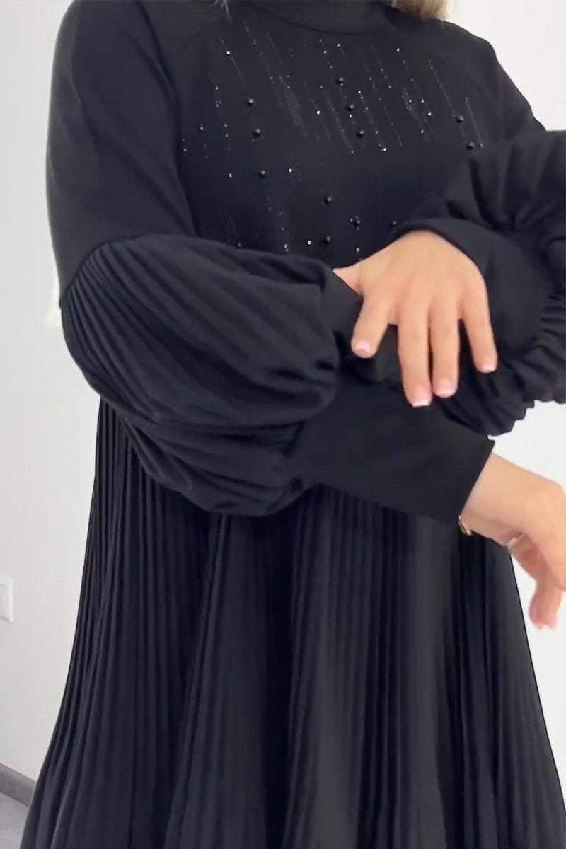 Aelvyna™ |  Robe plissée couvrant le ventre