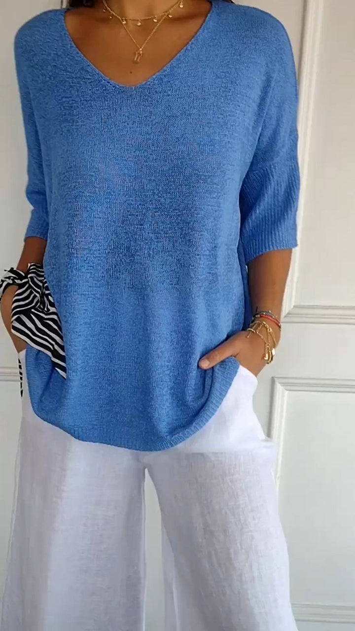Thrylor™ | Haut Chic à Col en V