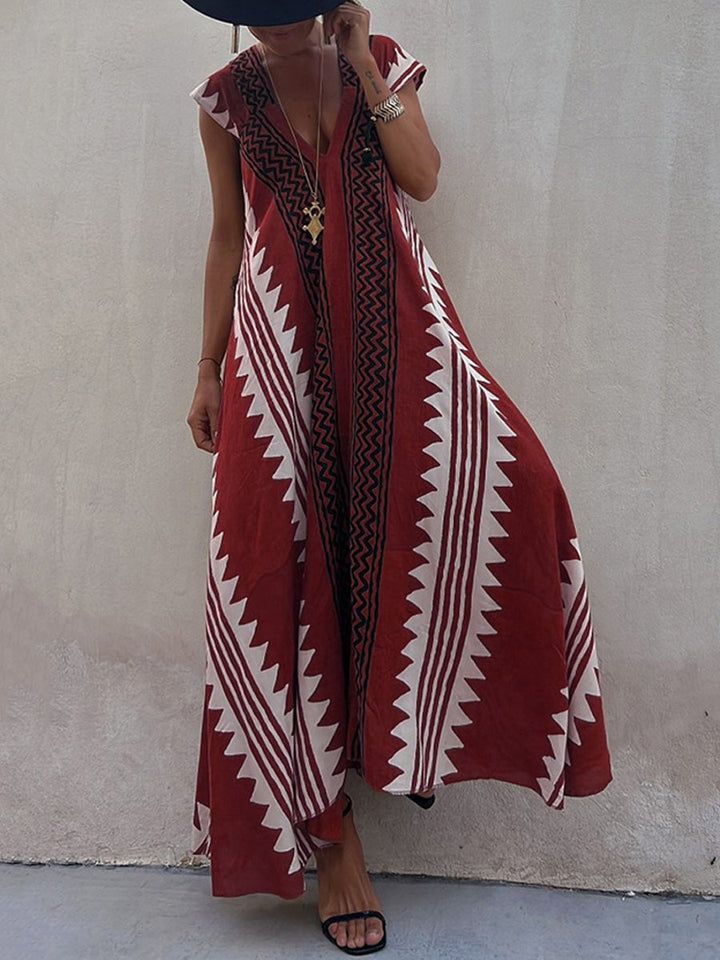 Boho™ | Robe sans manches avec décolleté en V