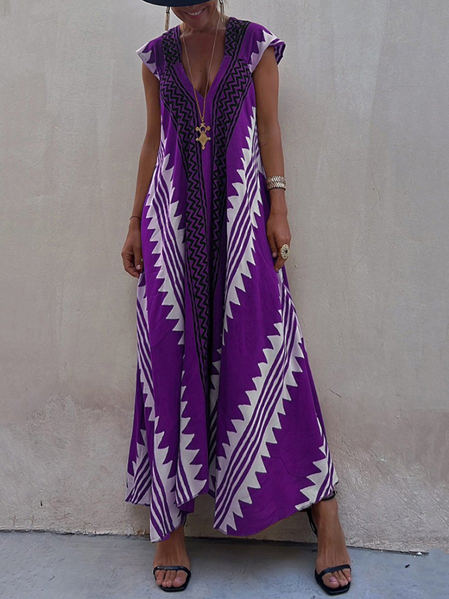 Boho™ | Robe sans manches avec décolleté en V