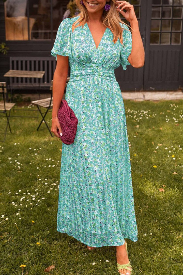 Savo™ | Robe Longue Fleurie Élégante et Aérienne