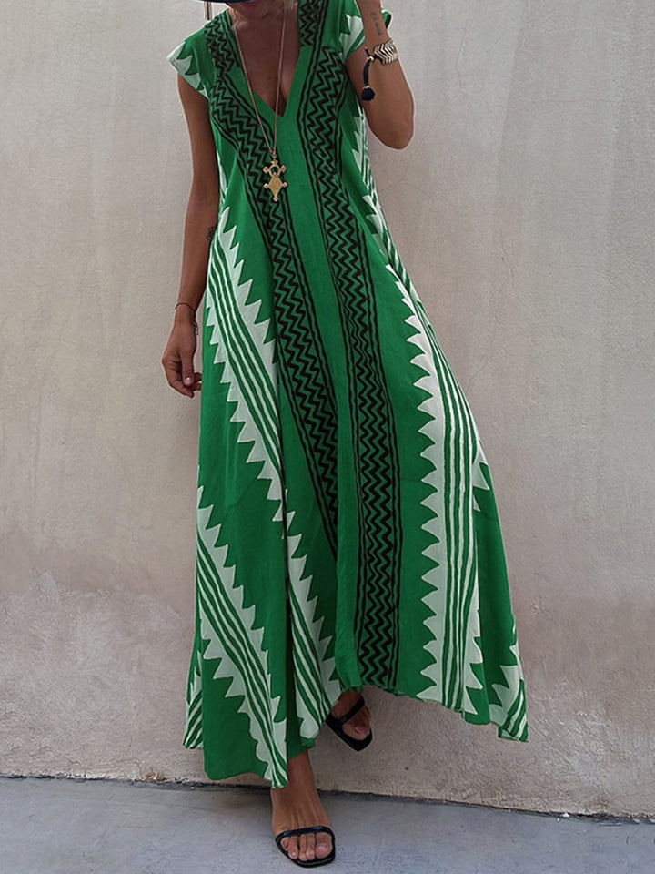 Boho™ | Robe sans manches avec décolleté en V