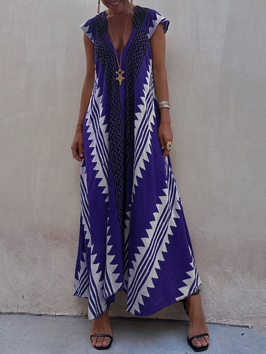 Boho™ | Robe sans manches avec décolleté en V