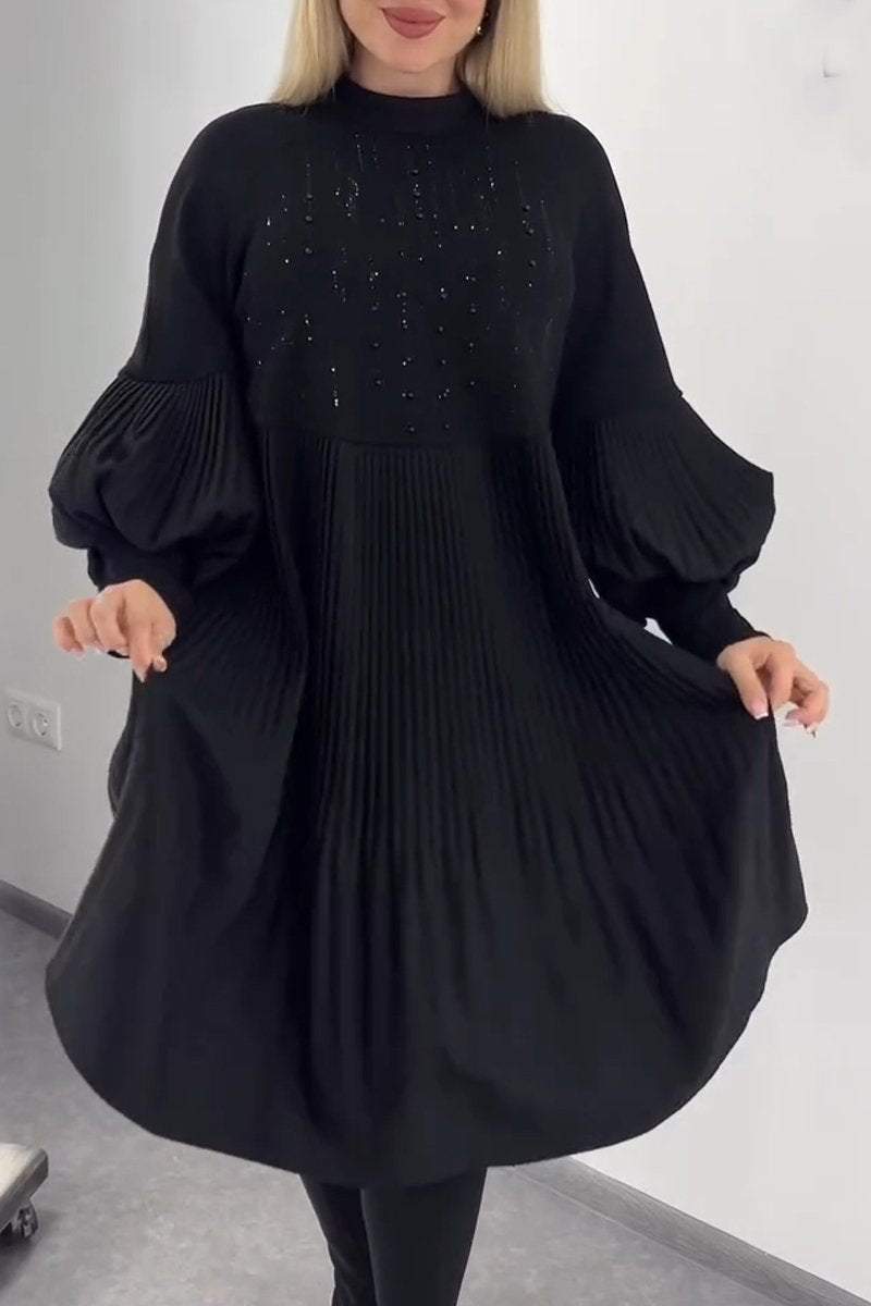 Aelvyna™ |  Robe plissée couvrant le ventre