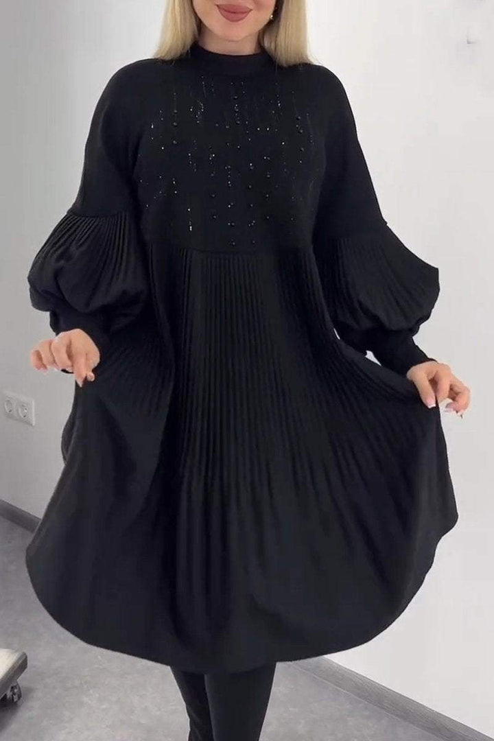 Aelvyna™ |  Robe plissée couvrant le ventre