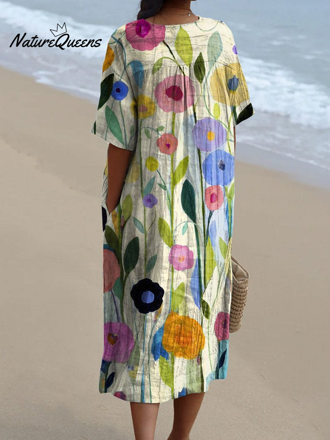 Aubane | Robe Fleurs Aquarelle