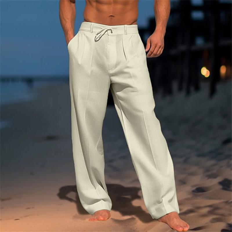 Keely™ | Pantalons en Lin Décontractés pour un Style d'Été