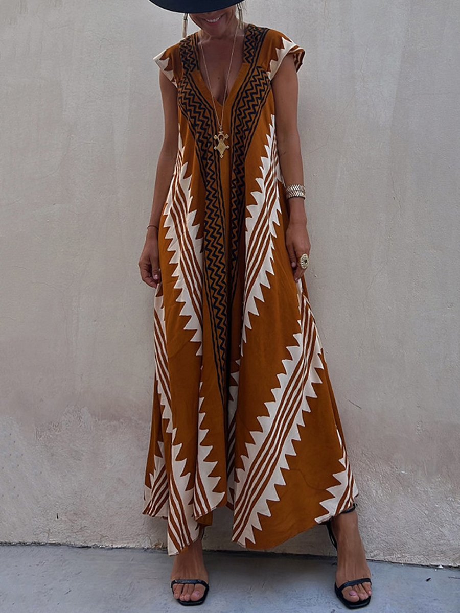 Boho™ | Robe sans manches avec décolleté en V
