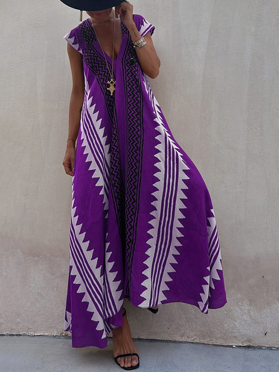 Boho™ | Robe sans manches avec décolleté en V