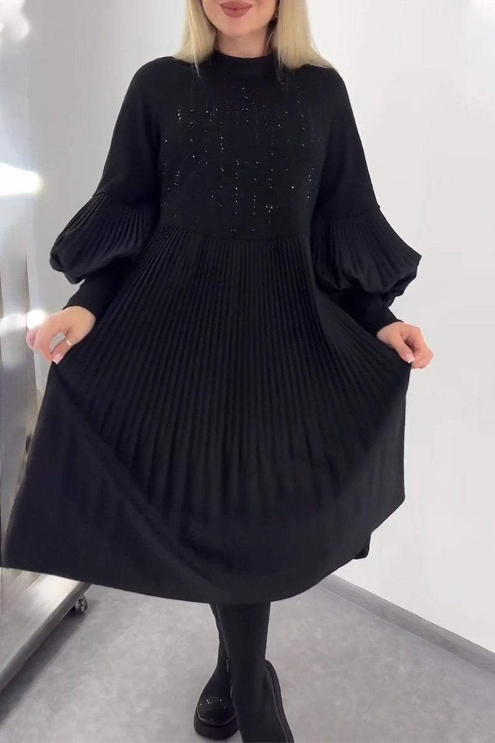 Aelvyna™ |  Robe plissée couvrant le ventre