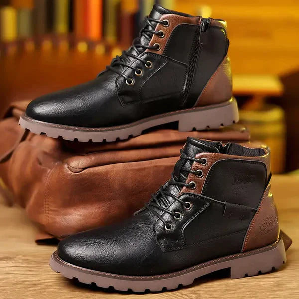 Astrava™ | Bottes à Lacets Élégantes et Résistantes