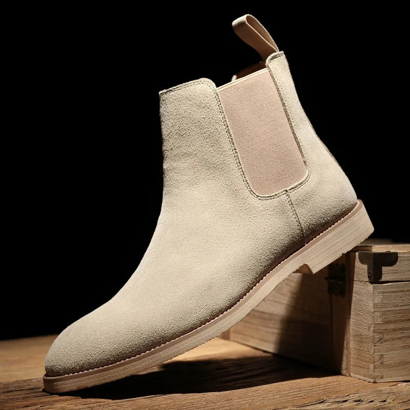Novexa™ | Bottines Chelsea Olive Élégantes