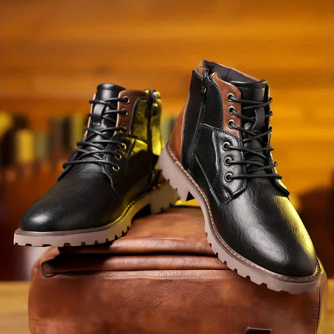 Astrava™ | Bottes à Lacets Élégantes et Résistantes