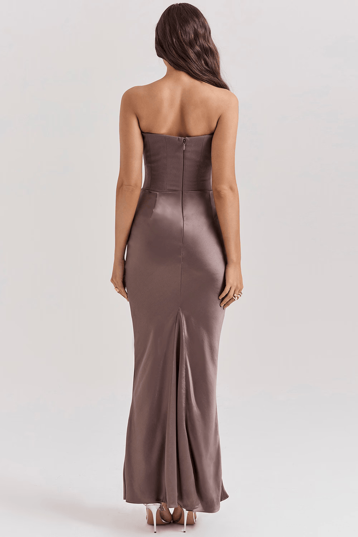 SERENE - Robe en satin