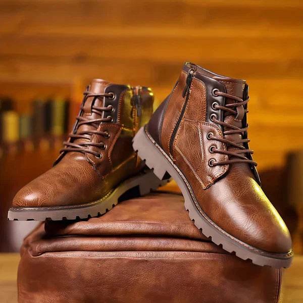 Astrava™ | Bottes à Lacets Élégantes et Résistantes