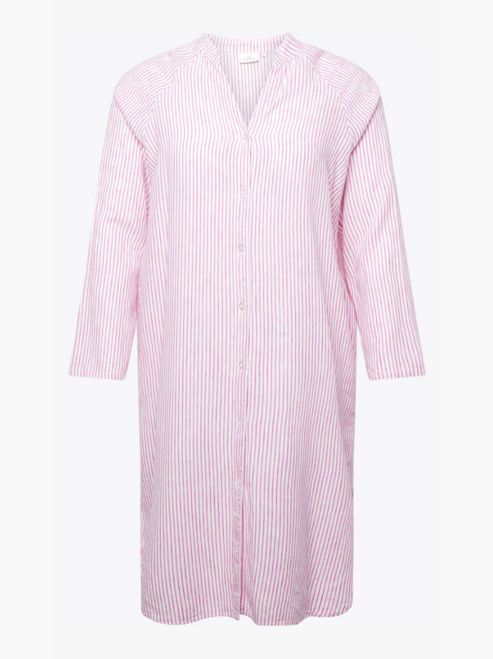 Revia™ | Robe chemise rayée élégante