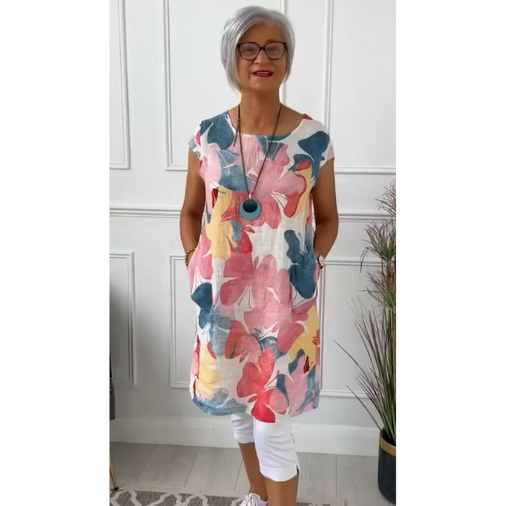 Anya™ | Robe Chemise Élégante Fleurie