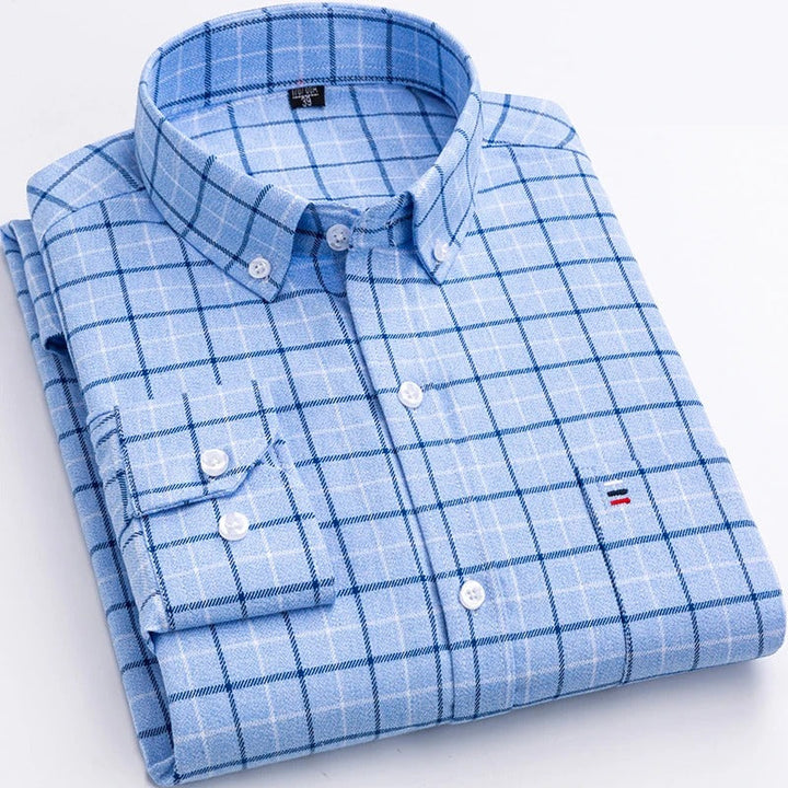 Vanya™ | Chemise à Carreaux Classique avec une Touche Moderne