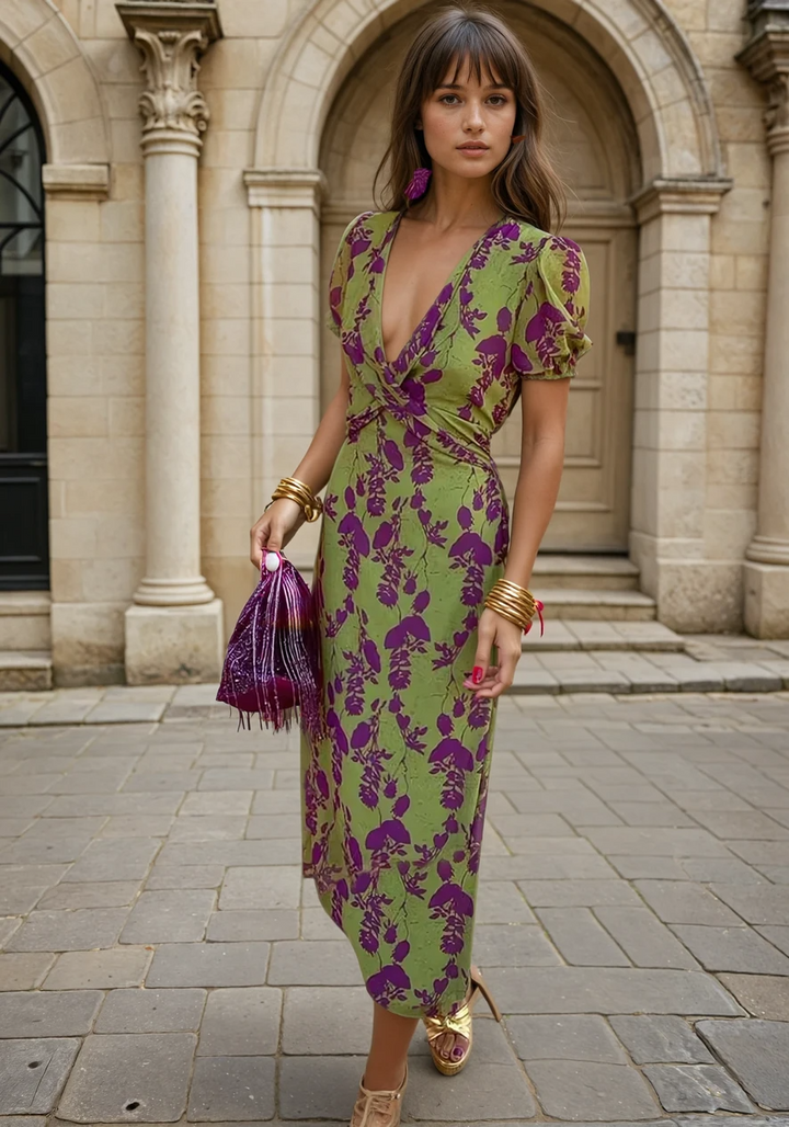 Elisee™ | Robe Élégante avec Détails Sophistiqués